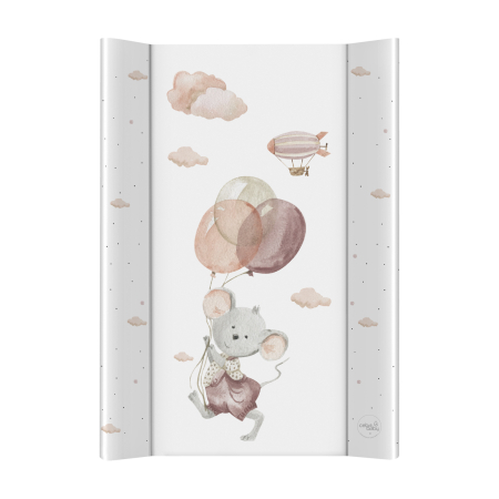 Noutati - Saltea de Infasat COMFORT 50x80cm, cu Intaritura, Grosime 3cm, Sistem Anti-Alunecare, Mouse