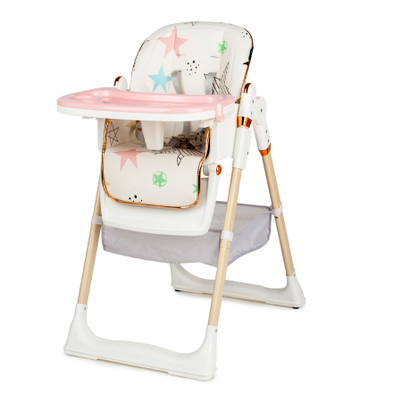 Scaun de masa - Scaun de masa Juju Eat&Fun, Pink Stars