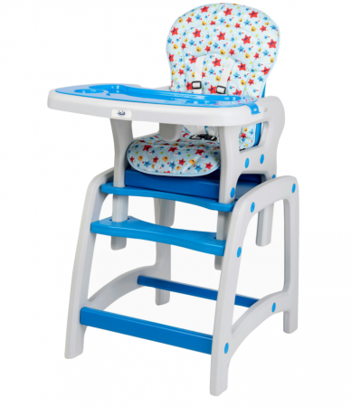 Scaun de masa - Scaun de masa Juju Eat&Play, Albastru