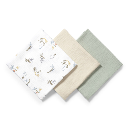 Scutece - Scutece din muselina super soft multicolor, Babyono 3BUC/SET