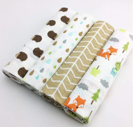 Scutece - Set 4 scutece, Bumbac, Aricel