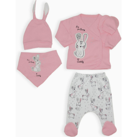 Costumase - Set 3 piese bebelus, Elefantel cu noroc