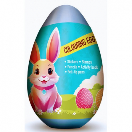 Jucarii - SET CREATIE - OU - STAMPILE CU IEPURAS - 40 PCS