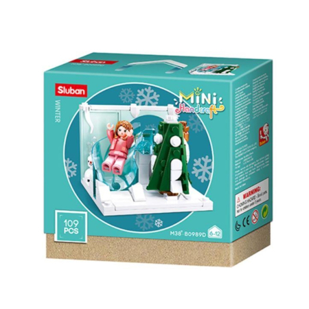 Noutati - Set de constructie Girl's Dream, 109 piese, Joaca in zapada - Sluban