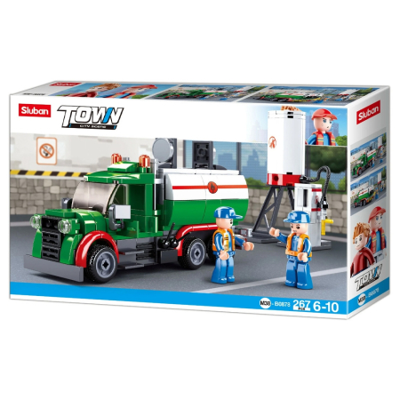 Noutati - Set de constructie Town, 267 piese, Cisterna - Sluban