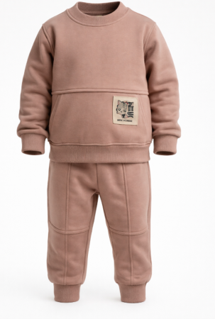 Costume - Trening baieti, 2 piese, cafeniu