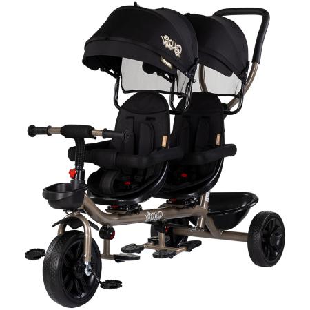 Triciclete - Tricicleta gemeni Chipolino Hip Hop noir