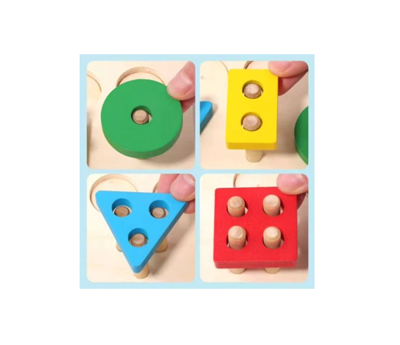 Joc educativ 3 in 1, Sortator si puzzle, Albinute, colorat, 3 ani [5]