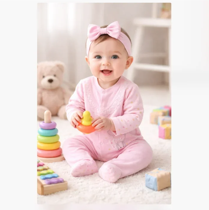 Salopeta cu bentita asortata, Caprioara cu coronita de flori - Copie [2]