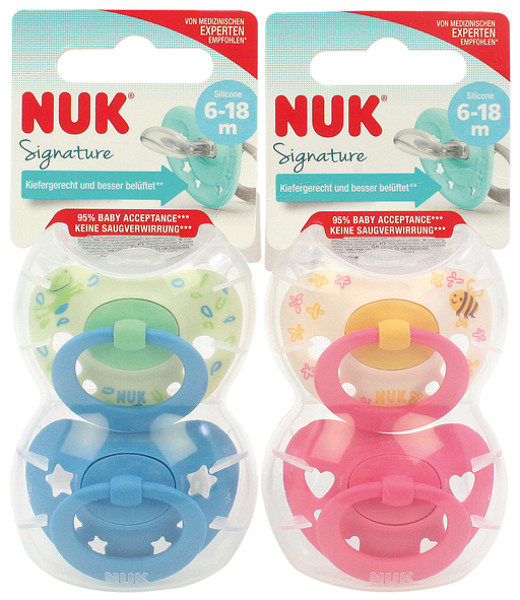 Suzeta NUK pentru bebeluși - Set 2 suzete NUK 6 -18 luni [1]