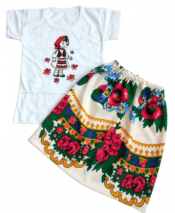Set tricou si fustita Fabricat in Romania [1]