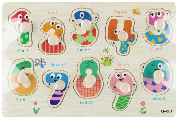 Puzzle din lemn Numere [1]