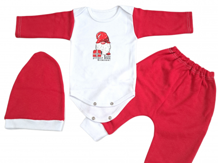 Marime 3 - 6 luni - Costumas 3 piese Fabricat in Romania