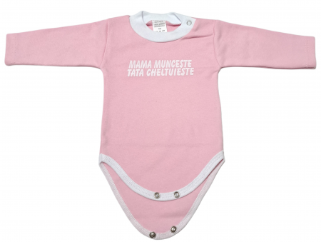 Hainute 0 - 1 an - Body maneca lunga Fabricat in Romania