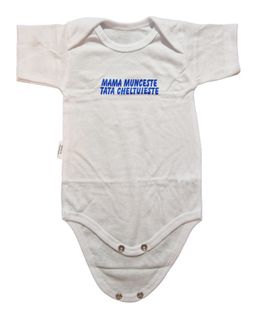 Marime 3 - 6 luni - Body maneca scurta Fabricat In Romania