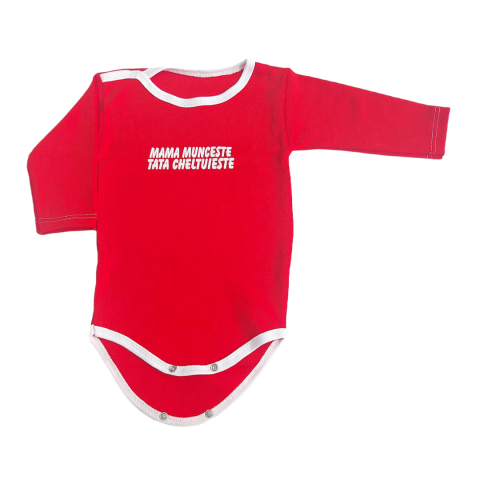 Body-uri - Body copilasi model maneca lunga Bumbac 100% - Fabricat în România