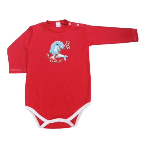 Hainute 2 - 3 ani - Body copilasi model maneca lunga Bumbac 100% - Fabricat în România