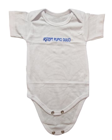 Marime 0 - 3 luni - Body maneca scurta Fabricat In Romania