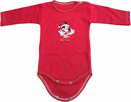 Marime 3 - 6 luni - Body maneca lunga Fabricat in Romania