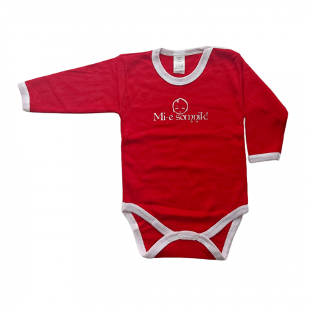 Marime 9 - 12 luni - Body maneca lunga Fabricat in Romania