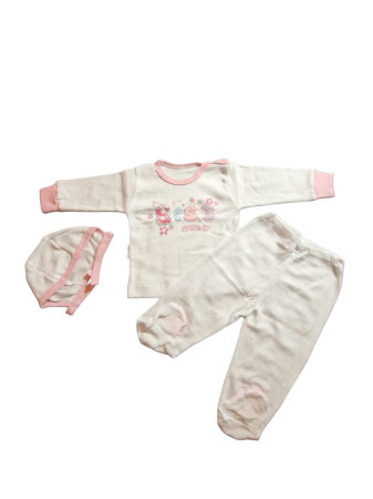 Hainute 0 - 1 an - Costumas 3 piese Fabricat in Romania