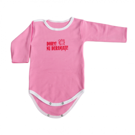 Marime 9 - 12 luni - Body maneca lunga Fabricat in Romania