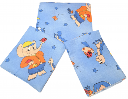 Articole bebelusi - Set Lenjerie patut 3 piese Fabricat in Romania