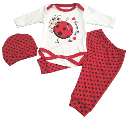 Costumase / Seturi Bebelusi - Costumas 3 piese Bumbac