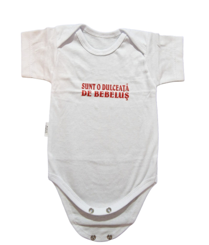 Hainute 0 - 3 luni - Body copilasi model maneca scurta Bumbac 100% - Fabricat în România