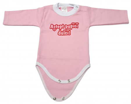 Hainute 0 - 1 an - Body maneca lunga Fabricat in Romania