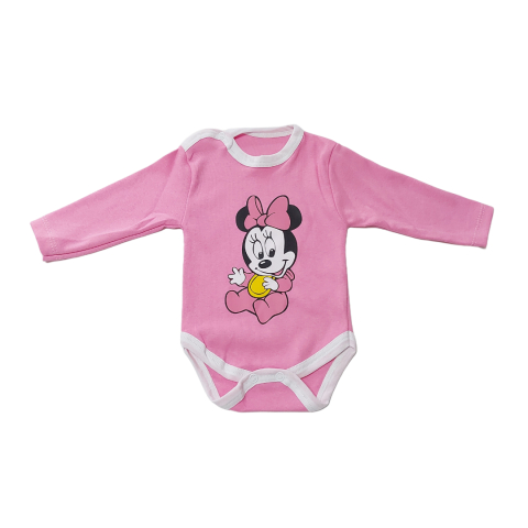 Marime 6 - 9 luni - Body copilasi model maneca lunga Bumbac 100% - Fabricat în România