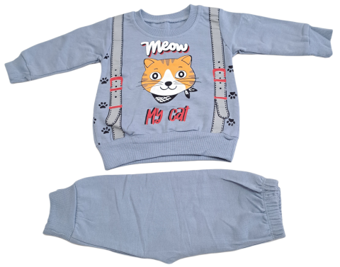 Hainute 9 - 12 luni - Set 2 piese hăinuțe copilasi, Fabricat in Turcia, Bumbac