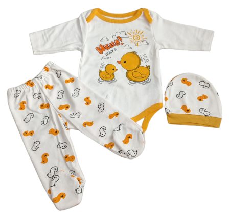 Costumase / Seturi Bebelusi - Costumas 3 piese Bumbac