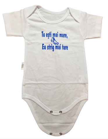 Hainute 12 - 18 luni - Body bebelusi si copilasi model maneca scurta Bumbac 100% - Fabricat în România