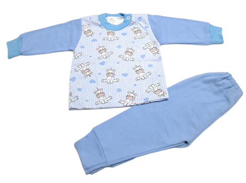 Seturi bebelusi si copilasi - Set 2 piese hăinuțe nou-născut, Fabricat in Romania, Bumbac