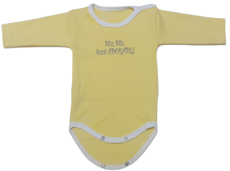 Marime 3 - 6 luni - Body maneca lunga Fabricat in Romania