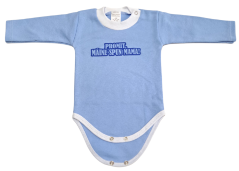 Hainute 3 - 6 luni - Body bebelusi model maneca lunga Bumbac 100% - Fabricat în România