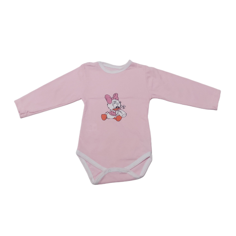 Marime 6 - 9 luni - Body copilasi model maneca lunga Bumbac 100% - Fabricat în România