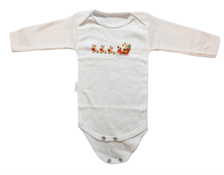 Marime 0 - 3 luni - Body maneca lunga Fabricat in Romania