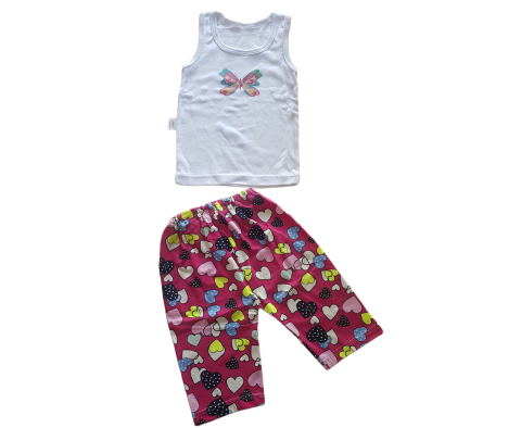 Hainute 6 - 9 luni - Set 2 piese hăinuțe copilasi , Fabricat in Romania, Bumbac