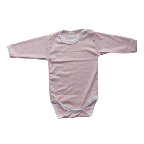 Marime 6 - 9 luni - Body copilasi model maneca lunga Bumbac 100% - Fabricat în România