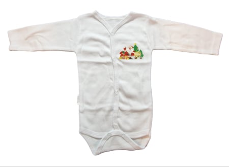 Marime 0 - 3 luni - Body maneca lunga Fabricat in Romania