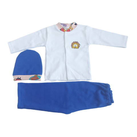 Seturi bebelusi si copilasi - Set 3 piese hăinuțe copilasi , Fabricat in Romania, Bumbac