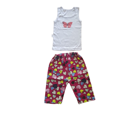 Hainute 6 - 9 luni - Set 2 piese hăinuțe copilasi , Fabricat in Romania, Bumbac