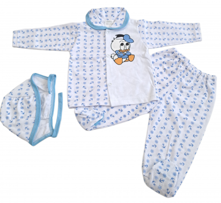 Hainute 0 - 1 an - Costumas 3 piese Fabricat in Romania