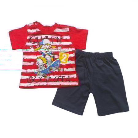 Costumase - Set pantaloni scurti si tricou Fabricat in Turcia