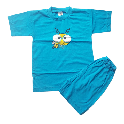 Costumase / Seturi - Tricou si pantaloni scurti, set 2 piese , Fabricat in Romania, Bumbac