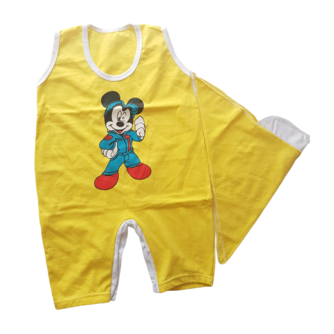 Hainute 6 - 9 luni - Salopeta tip maiou - Fabricata in Romania