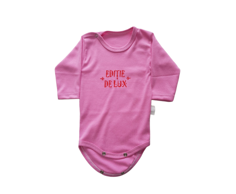 Hainute 3 - 6 luni - Body bebelusi model maneca lunga Bumbac 100% - Fabricat în România