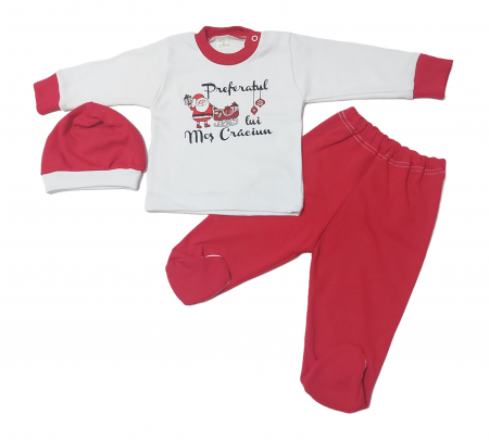 Marime 3 - 6 luni - Costumas 3 piese Fabricat in Romania